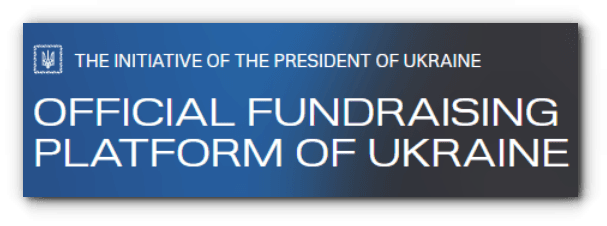 Official Fundraising Platform of Ukraine | external link