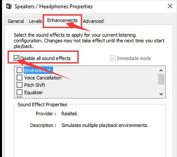Windows audio settings | Illustration