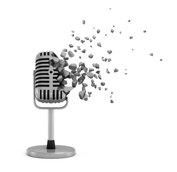 Damaged Mic | Illustration